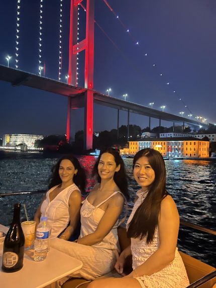 Bosphorus sunset yacht cruise Istanbul